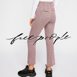 ✨2xHP✨Free People Retro Houndstooth Pants